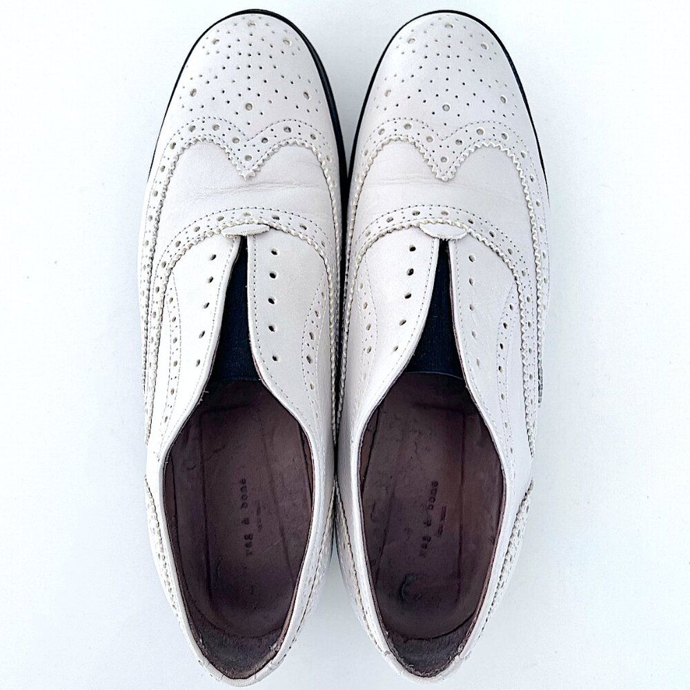 Rag & Bone White Platform Wingtips - image 3